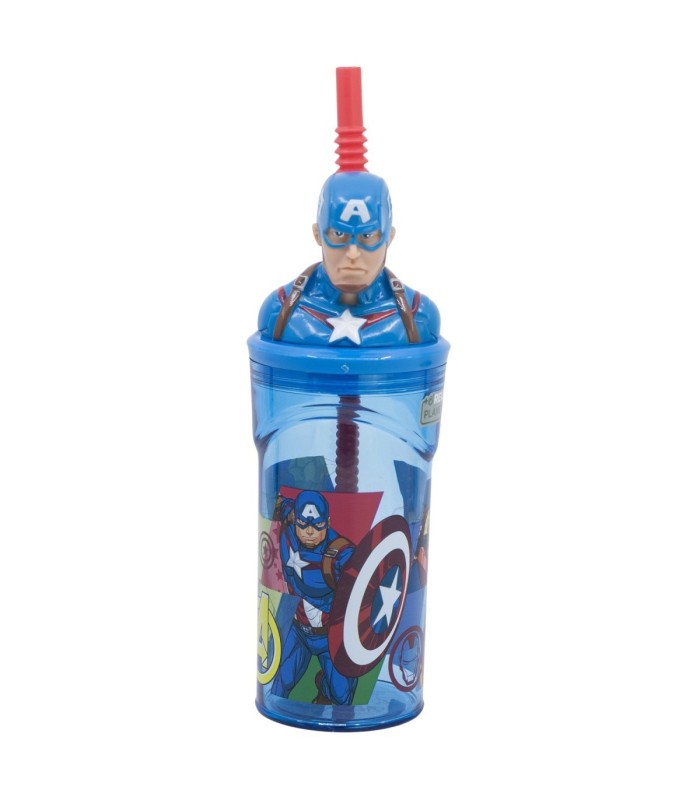 Caneca 3D 360 ml Avengers – Capitão América