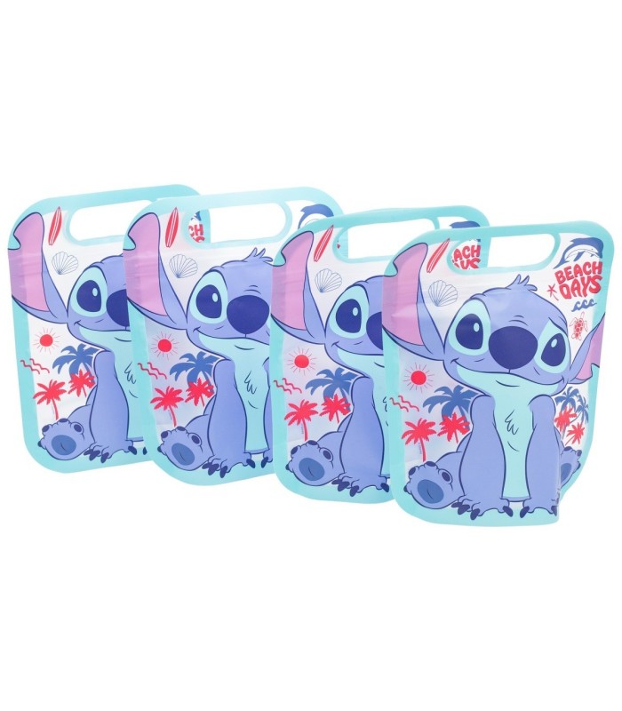 SET 4 BOLSAS STITCH COM FECHO ZIP