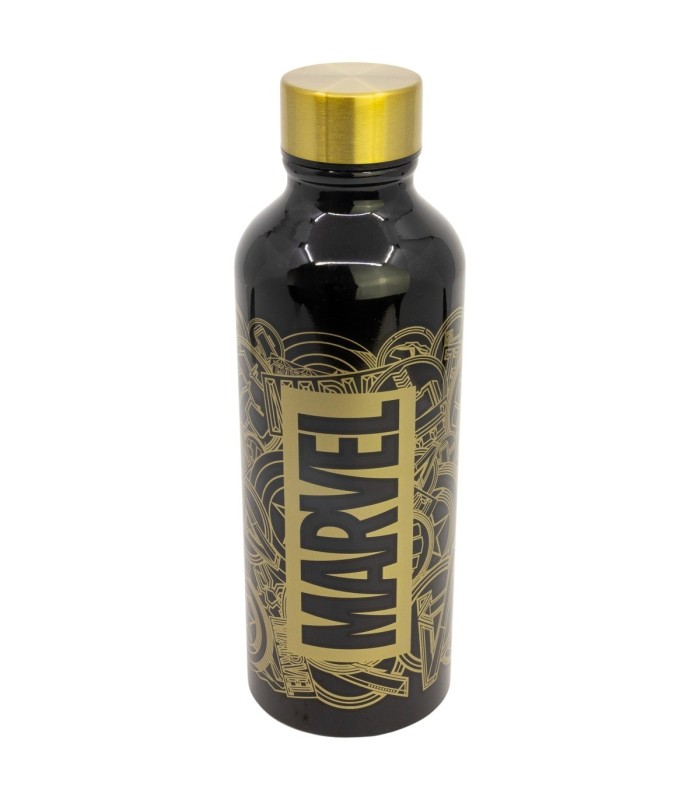 GARRAFA ALUMÍNIO TREND 740 ML MARVEL TESOURO DOURADO