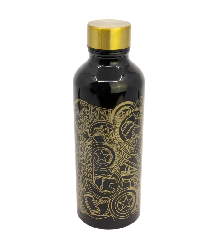 GARRAFA ALUMÍNIO TREND 740 ML MARVEL TESOURO DOURADO