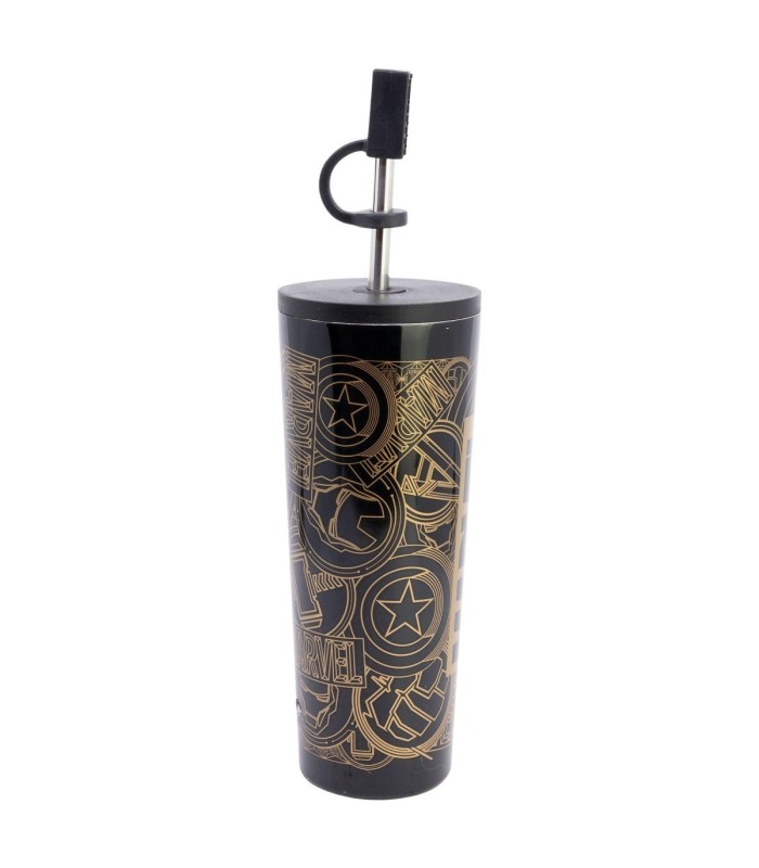 Copo Térmico Inox 770 ml Avengers Golden Treasure